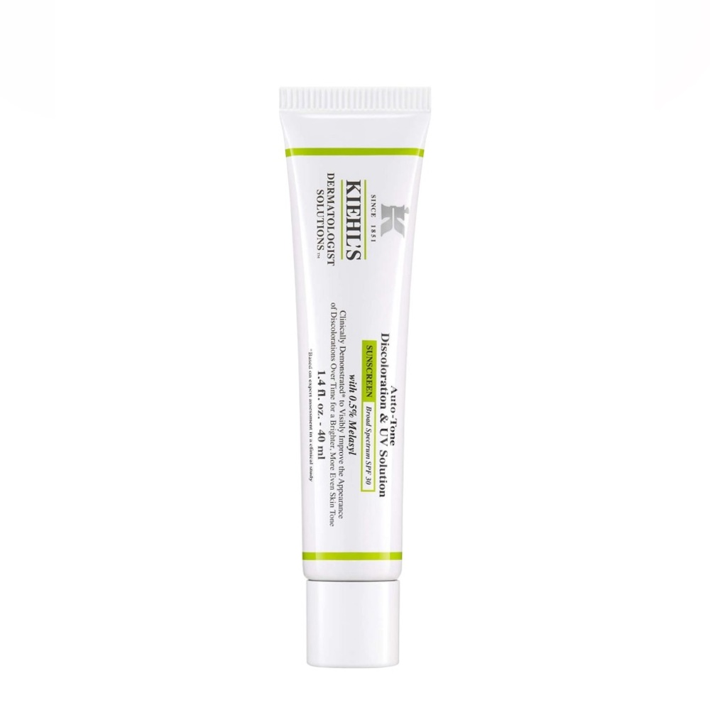 New Kiehl’s Auto Tone Skin Discoloration Treatment with SPF 30